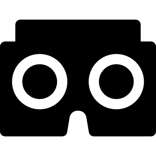 Virtual reality Basic Rounded Filled icon