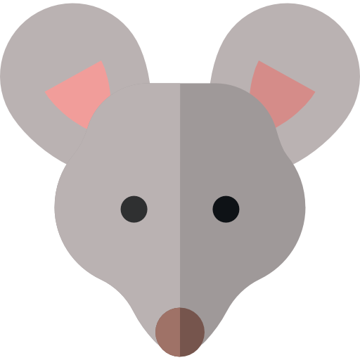 ratón Basic Rounded Flat icono