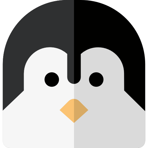 Пингвин Basic Rounded Flat иконка