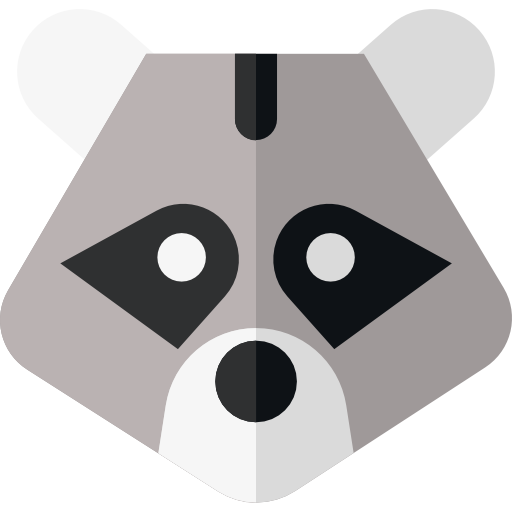 waschbär Basic Rounded Flat icon