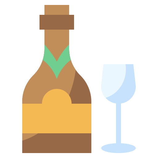 シャンパン Surang Flat icon
