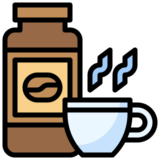 Coffee Surang Lineal Color icon