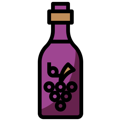 druivenwijn Surang Lineal Color icoon