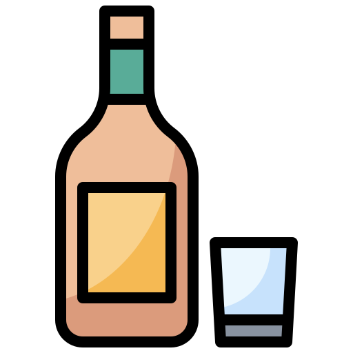 vodka Surang Lineal Color icona