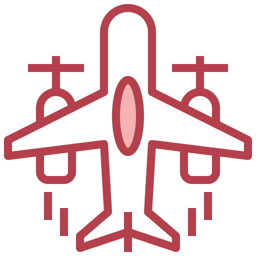 Aeroplane Surang Red icon