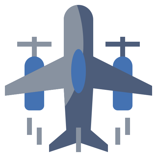 Aeroplano Surang Flat icono