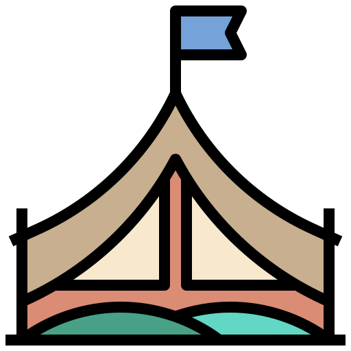 tenda Surang Lineal Color icona
