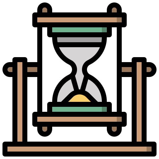 Hourglass Surang Lineal Color icon