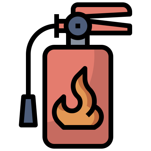 Extintor Surang Lineal Color icono