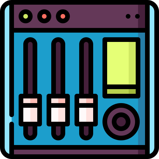 Mixador de som Special Lineal color Ícone