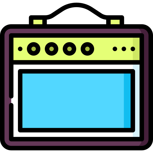 Caja de amplificador Special Lineal color icono