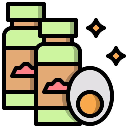 삶은 달걀 Surang Lineal Color icon