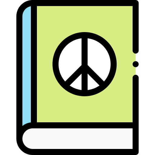 Peace Detailed Rounded Lineal color icon