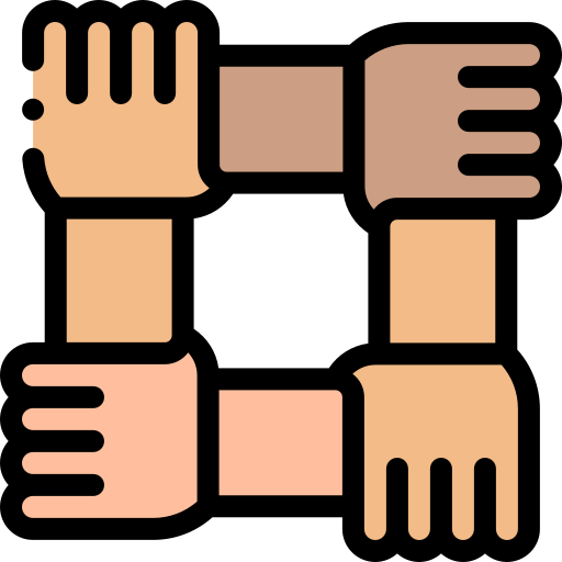 Hands Detailed Rounded Lineal color icon