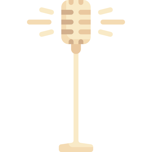 Microfone Special Flat Ícone