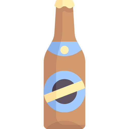 Бутылка пива Special Flat иконка