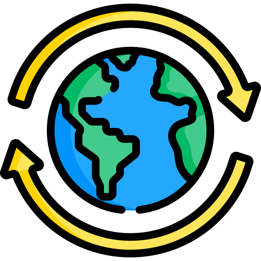 地球の自転 Special Lineal color icon
