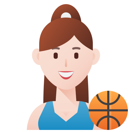 basketbal Amethys Design Flat icoon