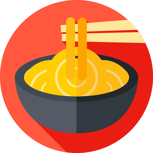 拉麺 Flat Circular Flat icon