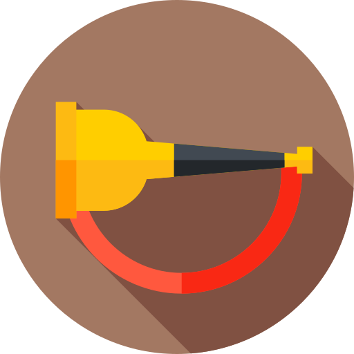 trompet Flat Circular Flat icoon