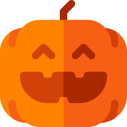 Pumpkin Basic Rounded Flat icon