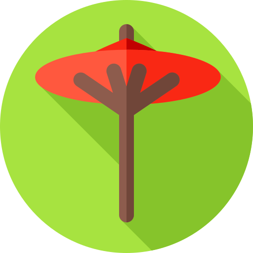 傘 Flat Circular Flat icon