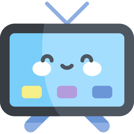 Tv Kawaii Flat icon