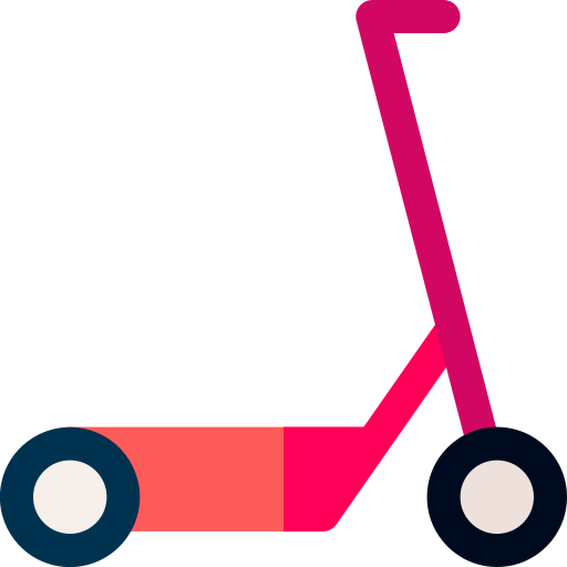 スクーター Basic Rounded Flat icon