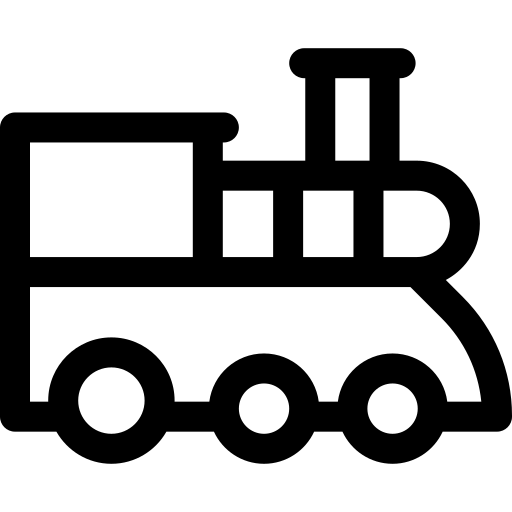 lokomotywa Basic Rounded Lineal ikona