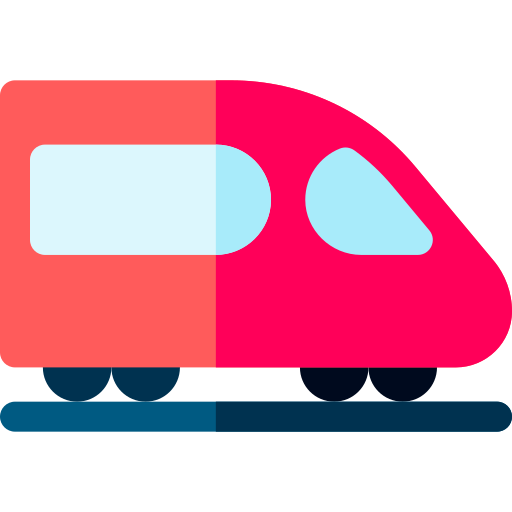 Train Basic Rounded Flat icon
