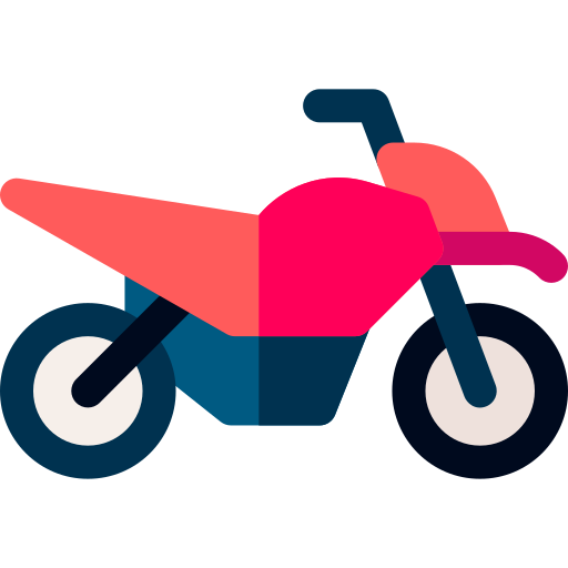 バイク Basic Rounded Flat icon