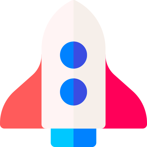 rakieta Basic Rounded Flat ikona