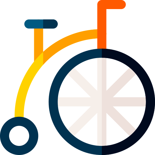 Bicicleta Basic Rounded Flat Ícone