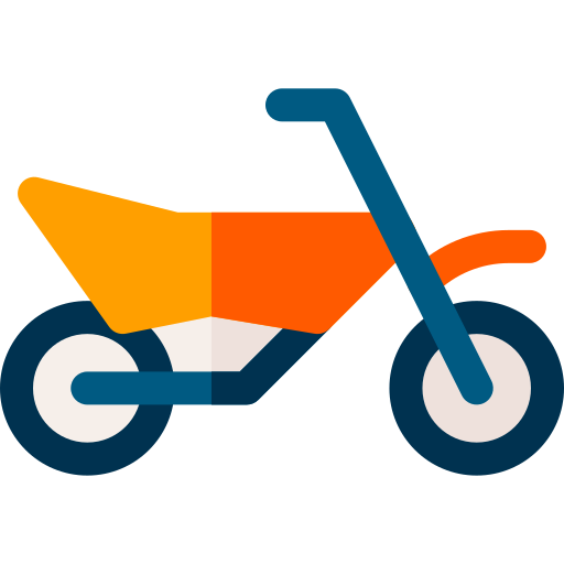Мотоцикл Basic Rounded Flat иконка