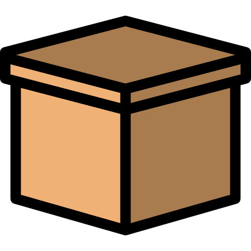 Caja Generic Outline Color icono