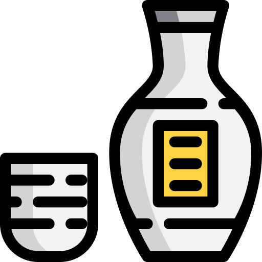 Sake Generic Outline Color icono