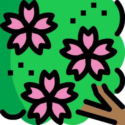 Sakura Generic Outline Color icono