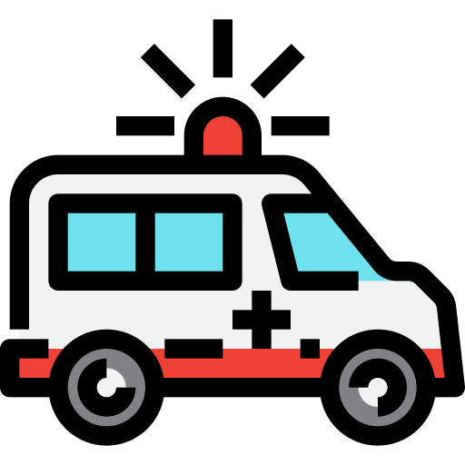 Ambulancia Generic Outline Color icono