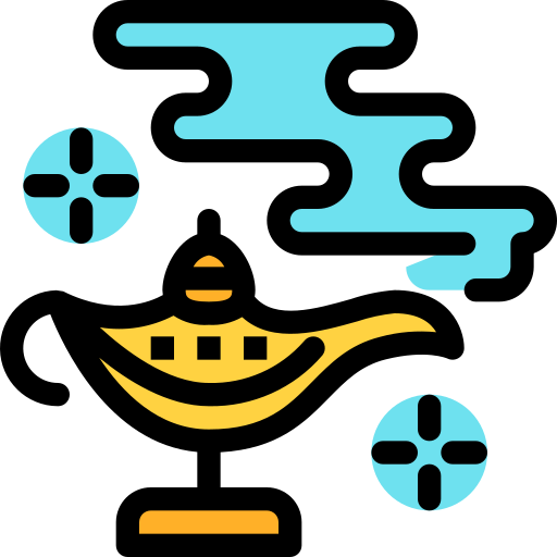 Magic lamp Generic Outline Color icon