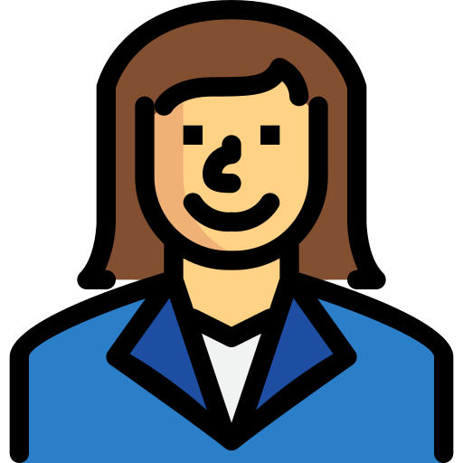 Mujer de negocios Generic Outline Color icono