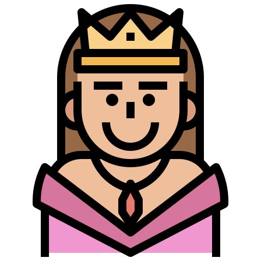Королева Surang Lineal Color иконка