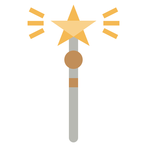 Magic wand Surang Flat icon