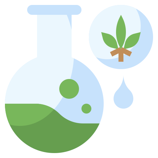 Cannabis oil Surang Flat icon