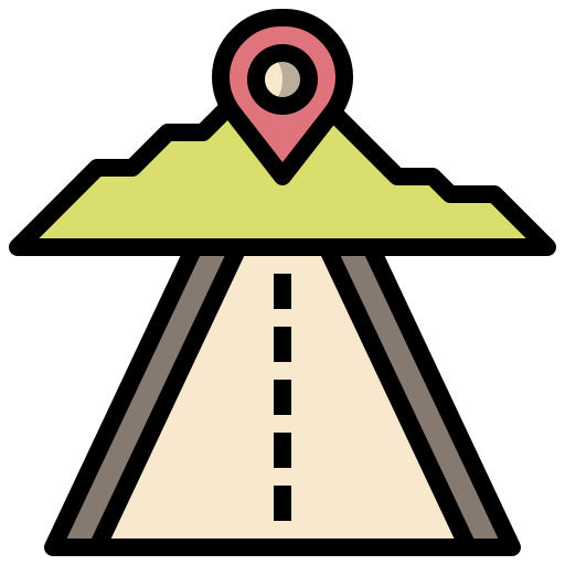 Carretera Surang Lineal Color icono