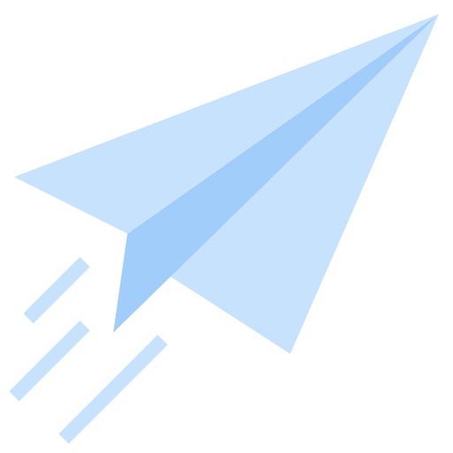 Avión de papel Surang Flat icono