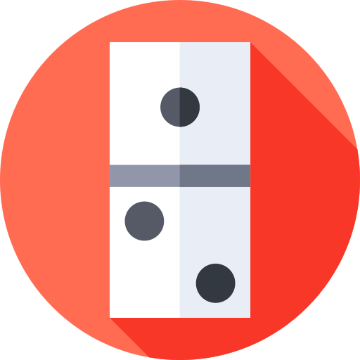 domino Flat Circular Flat icon