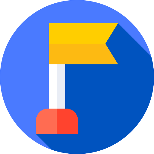 pin Flat Circular Flat icoon