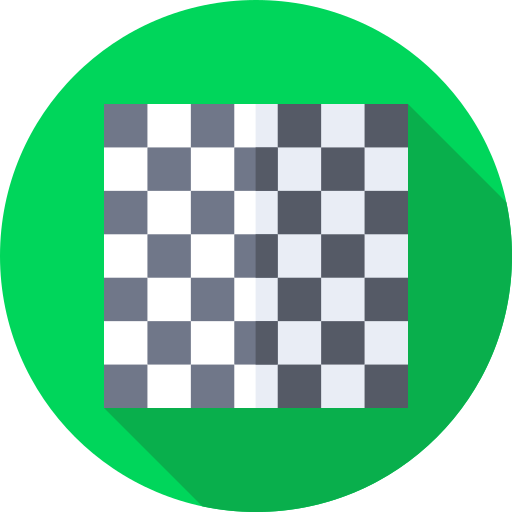tablero de ajedrez Flat Circular Flat icono