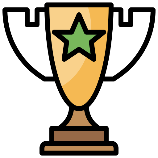 Trophy Surang Lineal Color icon