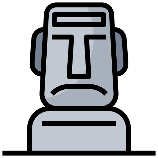 Moai Surang Lineal Color icon